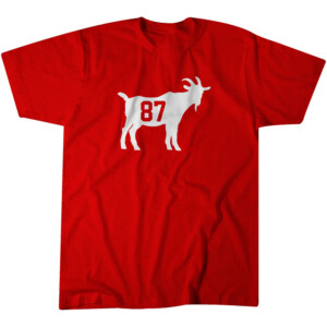 GOAT 87 SHIRT Travis Kelce, 2023 AFC Champions, Kansas City Chiefs