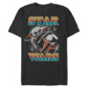 Grogu and Mandalorian Retro Shirt Star Wars