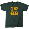 I HEART GB SHIRT Green Bay Packers