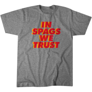IN SPAGS WE TRUST SHIRT Steve Spagnuolo, 2023 AFC Champions, Kansas City Chiefs