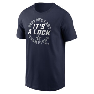 IT'S A LOCK SHIRT 2023 NFC East Division Champions Locker Room, Dallas Cowboys