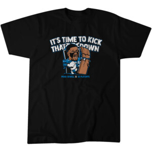 IT'S TIME TO KICK THAT DOWN SHIRT Penei Sewell, 2023 NFL Playoffs, Detroit Lions