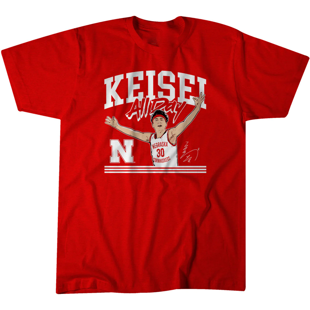 KEISEI ALL DAY SHIRT Keisei Tominaga, Nebraska Cornhuskers KEISEI ALL DAY SHIRT Keisei Tominaga, Nebraska Cornhuskers