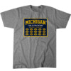 MICHIGAN HAIL TO THE VICTORS NATIONAL CHAMPS BANNER SHIRT College Football Playoff 2023 National Champions, Michigan Wolverines