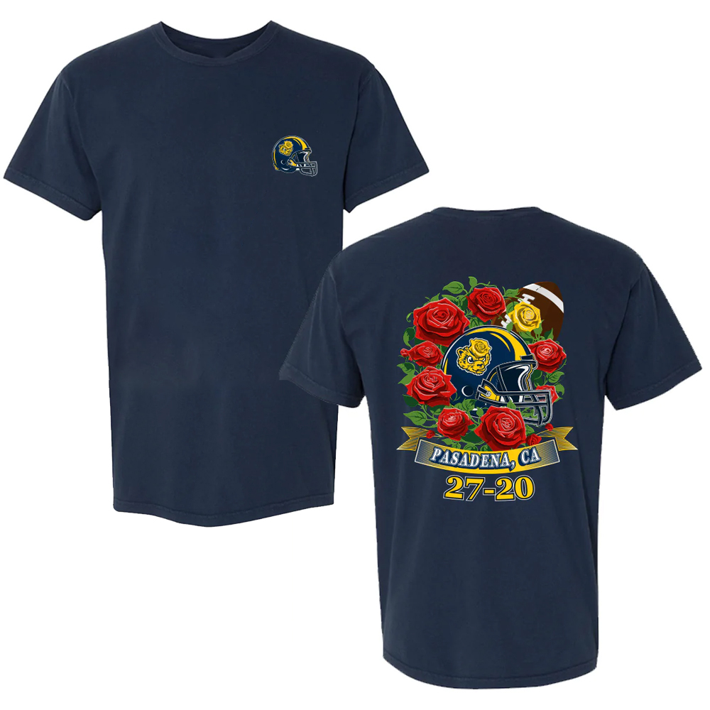 MICHIGAN ROSE SHIRT College Football Playoff 2024 Rose Bowl Champions, Michigan Wolverines MICHIGAN ROSE SHIRT College Football Playoff 2024 Rose Bowl Champions, Michigan Wolverines