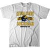 NATIONAL CHAMPIONS ARCHED HELMET SHIRT College Football Playoff 2023 National Champions, Michigan Wolverines