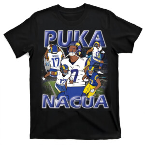 Puka Nacua Shirt All Time Rookie Receiving Leader, Los Angeles Rams