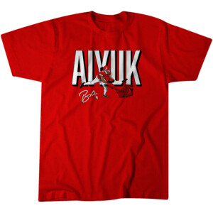 RICOCHET CATCH SHIRT Brandon Aiyuk, 2023 NFC Champions, San Francisco 49ers
