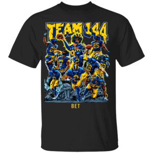 TEAM 144 BET SHIRT College Football Playoff 2023 National Champions, Michigan Wolverines