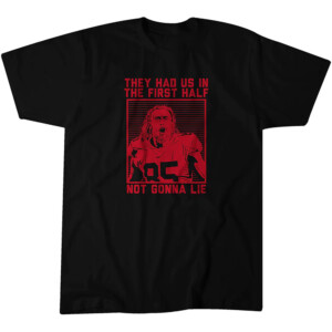 THEY HAD US IN THE FIRST HALF SHIRT George Kittle, 2023 NFC Champions, San Francisco 49ers