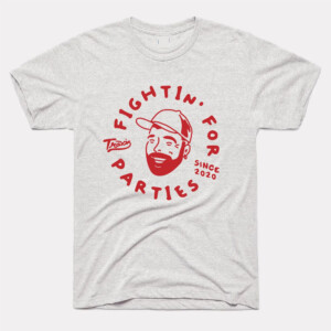 FIGHTIN' FOR PARTIES SHIRT Travis Kelce, Super Bowl LVIII Champions, Kansas City Chiefs