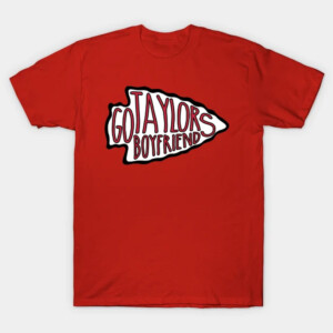 Go Taylor's Boyfriend Shirt Chiefs Logo, Taylor Swifts, Travis Kelce, 2023 AFC Champions, Kansas City Chiefs