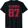 Karma #87 Shirt Taylor Swifts, Travis Kelce, 2023 AFC Champions, Kansas City Chiefs