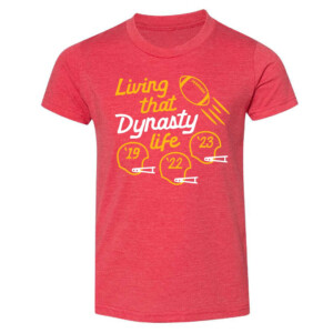 LIVING THAT DYNASTY LIFE SHIRT Super Bowl LVIII Champions , Kansas City Chiefs