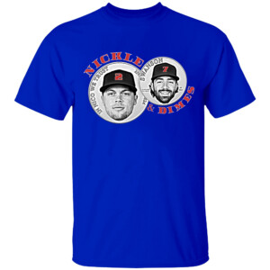 NICKLE & DIMES SHIRT Nico Hoerner, Dansby Swanson, Chicago Cubs