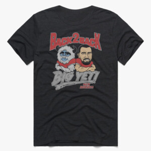 New Heights Back 2 Back Big Yeti Shirt Travis Kelce, Super Bowl LVIII Champions , Kansas City Chiefs