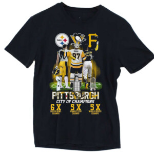 Pittsburgh City Of Champions Shirt Steelers, Penguins, Pirates