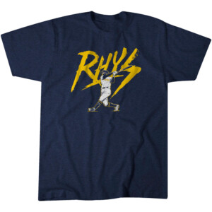 RHYS LIGHTNING MILWAUKEE SHIRT Rhys Hoskins, Philadelphia Phillies