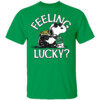 SNOOPY FEELING LUCKY SHIRT St Patrick's Day