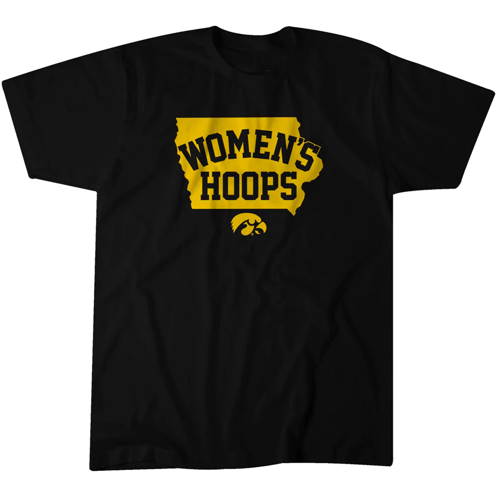 WOMEN'S HOOPS SHIRT Iowa Women's Basketball, Iowa Hawkeyes WOMEN'S HOOPS SHIRT Iowa Women's Basketball, Iowa Hawkeyes