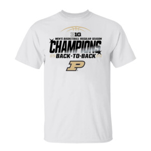 Back To Back Men's Basketball 2024 BIG 10 Regular Season Champions Shirt Purdue Boilermakers