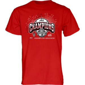 2024 ACC Men's Basketball Conference Tournament Champions Locker Room Shirt NC State Wolfpack