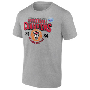 2024 ACC Men's Basketball Conference Tournament Champions Shirt NC State Wolfpack