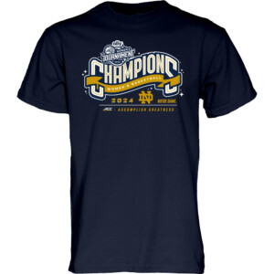 2024 ACC Women's Basketball Conference Tournament Champions Locker Room Shirt Notre Dame Fighting Irish