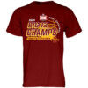 2024 Big 12 Men's Basketball Conference Tournament Champions Locker Room Shirt Iowa State Cyclones
