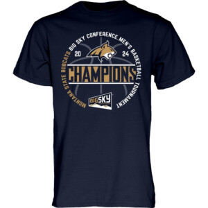 2024 Big Sky Men's Basketball Conference Tournament Champions Shirt Montana State Bobcats