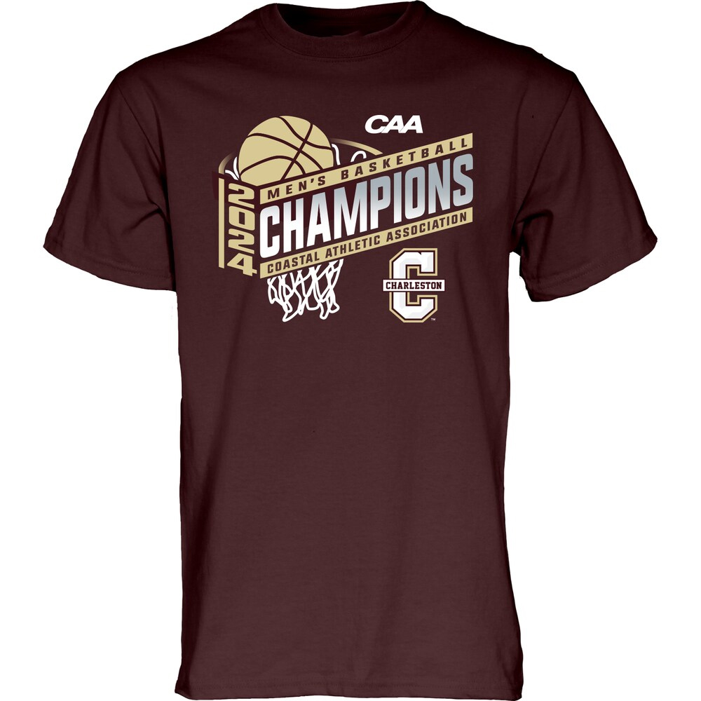2024 CAA Men's Basketball Conference Tournament Champions Locker Room Shirt Charleston Cougars 2024 CAA Men's Basketball Conference Tournament Champions Locker Room Shirt Charleston Cougars