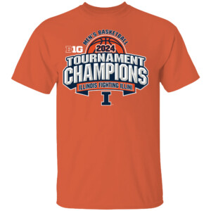 2024 CONFERENCE TOURNAMENT CHAMPIONS SHIRT 2024 B1G TOURNAMENT CHAMPIONS, Illinois Fighting Illini