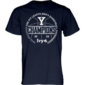 2024 Ivy League Men's Basketball Conference Tournament Champions Shirt Yale Bulldogs
