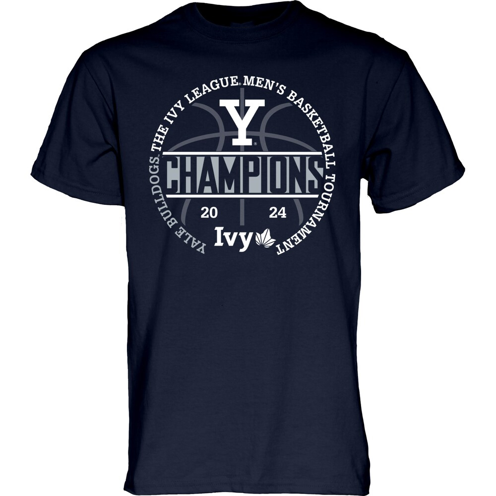 2024 Ivy League Men's Basketball Conference Tournament Champions Shirt Yale Bulldogs 2024 Ivy League Men's Basketball Conference Tournament Champions Shirt Yale Bulldogs