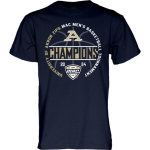 2024 MAC Men's Basketball Conference Tournament Champions Shirt Akron Zips