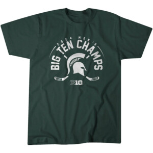2024 MEN'S B1G CHAMPS SHIRT Michigan Men's Ice Hockey, Michigan State Spartans