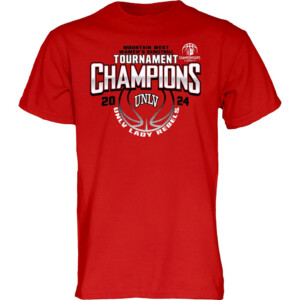 2024 Mountain West Women's Basketball Conference Tournament Champions Shirt UNLV Rebels