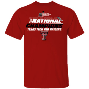2024 NCAA Men's Indoor Track & Field National Champions Shirt Texas Tech Red Raiders