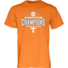 2024 SEC Men's Basketball Regular Season Champions Locker Room T Shirt Tennessee Volunteers