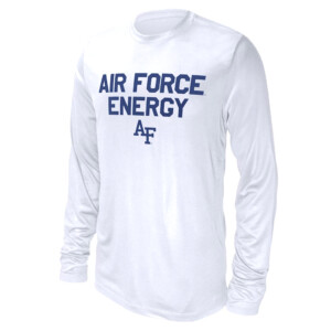 AIR FORCE ENEGY SHIRT 2024 On Court Bench Energy, Air Force Falcons