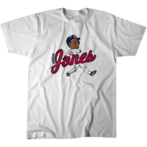 ANDRUW JONES CARICATURE SHIRT Atlanta Braves