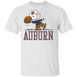 Auburn Charlie Shirt Snoppy, Peanuts, Auburn Tigers Football