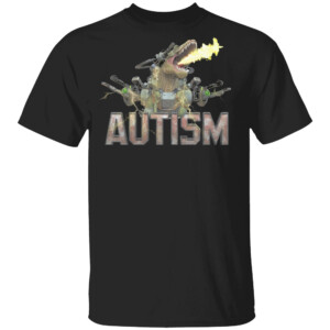 Autism Dinosaur War Machine Shirt