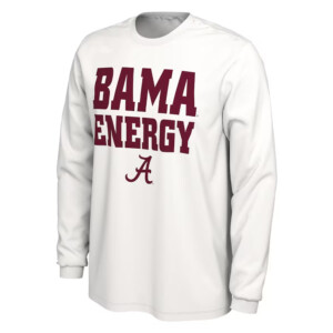 BAMA ENEGY SHIRT 2024 On Court Bench Energy, Alabama Crimson Tide