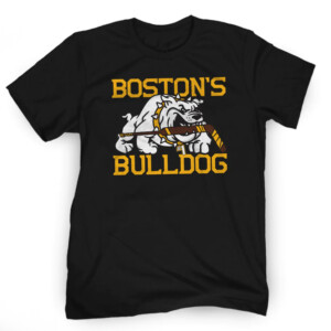 BOSTON'S BULLDOG #1 SHIRT BullDog Hockey, Boston Bruins