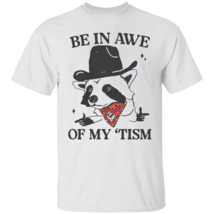 Be in Awe of my ‘Tism Funny Racoon Shirt