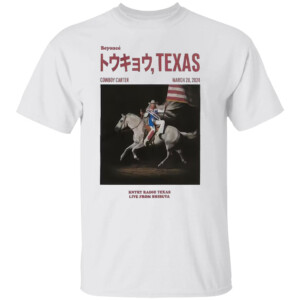 Beyoncé Cowboy Carter Shirt 𝑲𝑵𝑻𝑹𝒀 𝑹𝑨𝑫𝑰𝑶 𝑻𝑬𝑿𝑨𝑺 𝑳𝑰𝑽𝑬 𝑭𝑹𝑶𝑴 𝑺𝑯𝑰𝑩𝑼𝒀𝑨