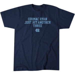 CORMAC RYAN JUST HIT ANOTHER THREE SHIRT UNC Basketball, North Carolina Tar Heels