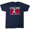 CRIME DOG SHIRT Fred McGriff, Atlanta Braves