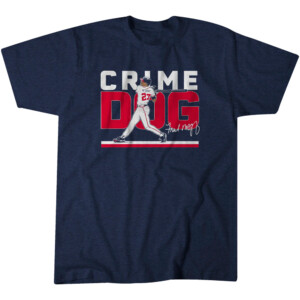 CRIME DOG SHIRT Fred McGriff, Atlanta Braves